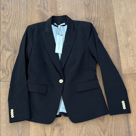 Veronica Beard Black Blazer with Gold Accents - Picture 1 of 9